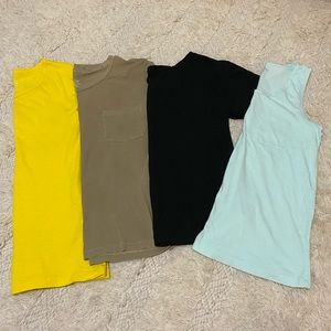 Lot of 4 J.Crew T-shirts/Tank